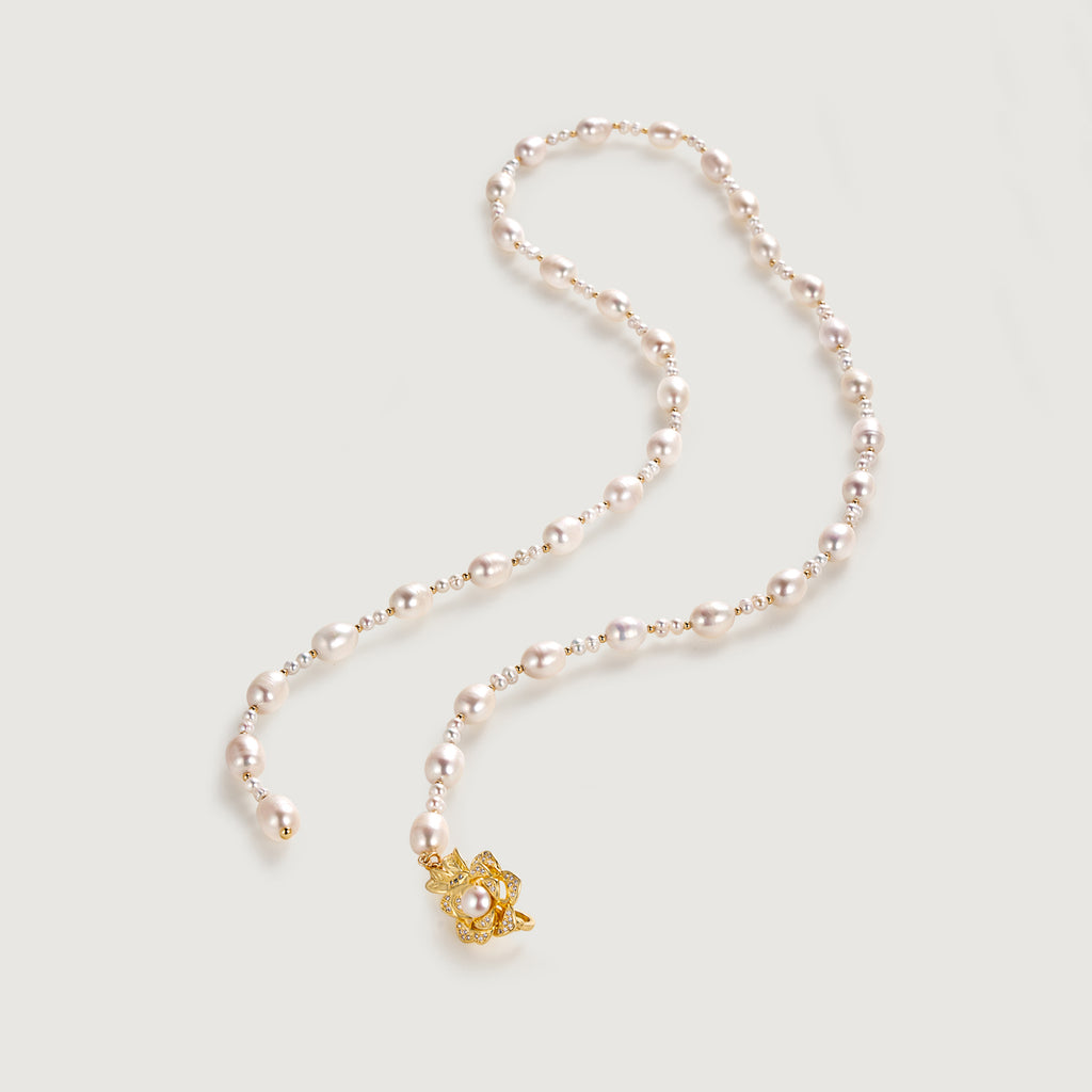 Adjustable Baroque Pearl Necklace