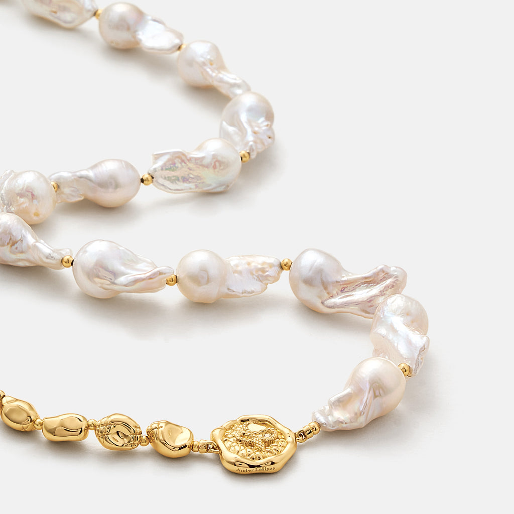 Aurora Baroque Pearl Necklace