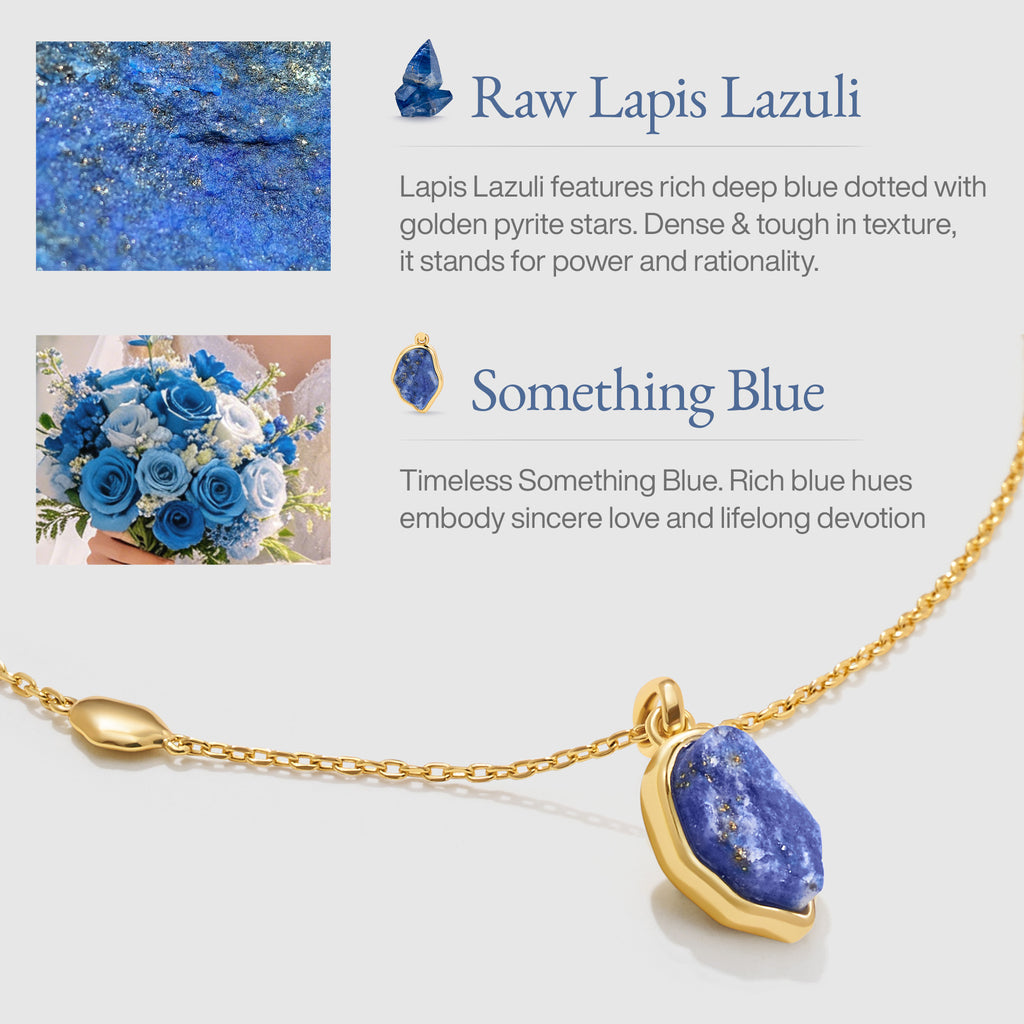 Raw Lapis Lazuli Necklace
