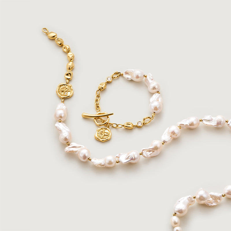 Aurora Baroque Pearl Necklace