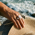 Micro Dew Baroque Pearl Ring