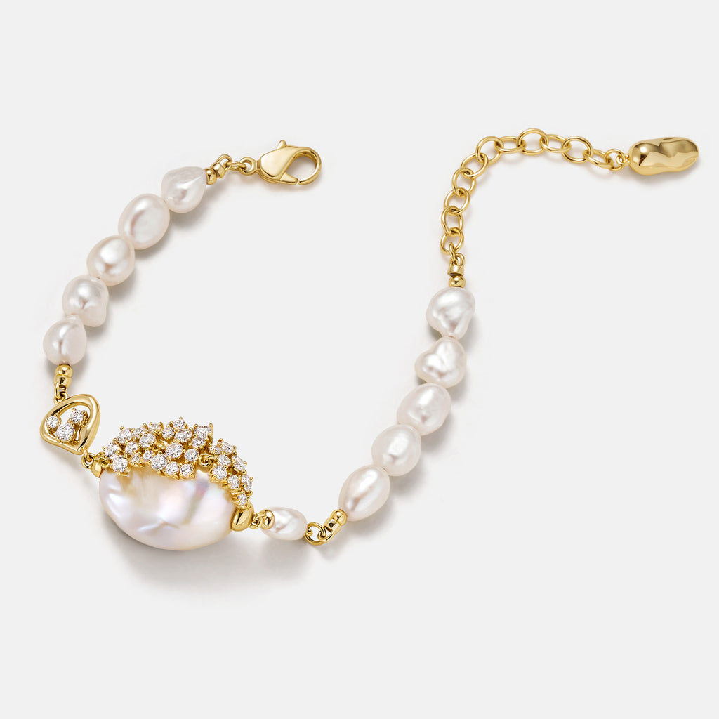 Drift Sand Baroque Pearl Bracelet