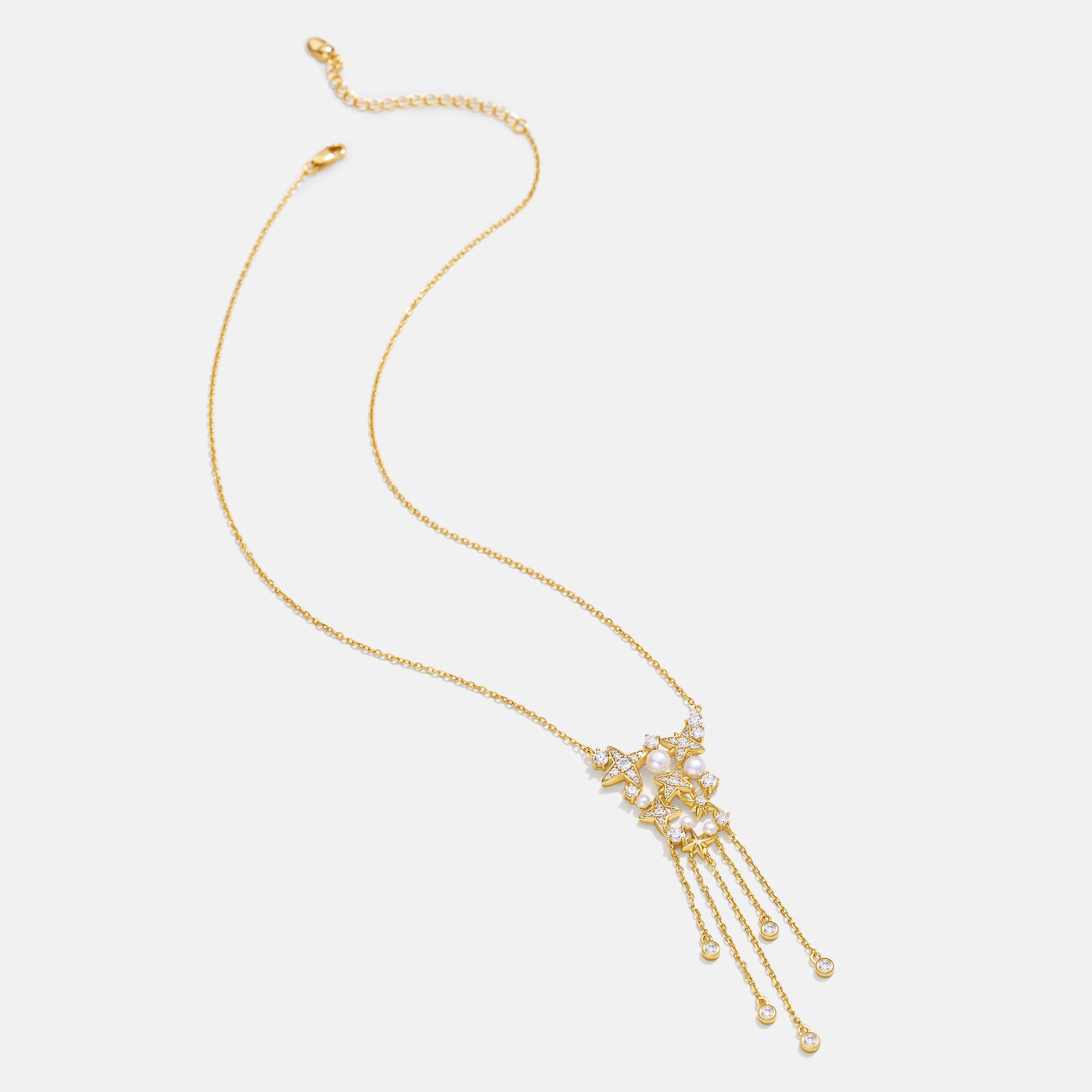 Celestial Star Fringe Necklace