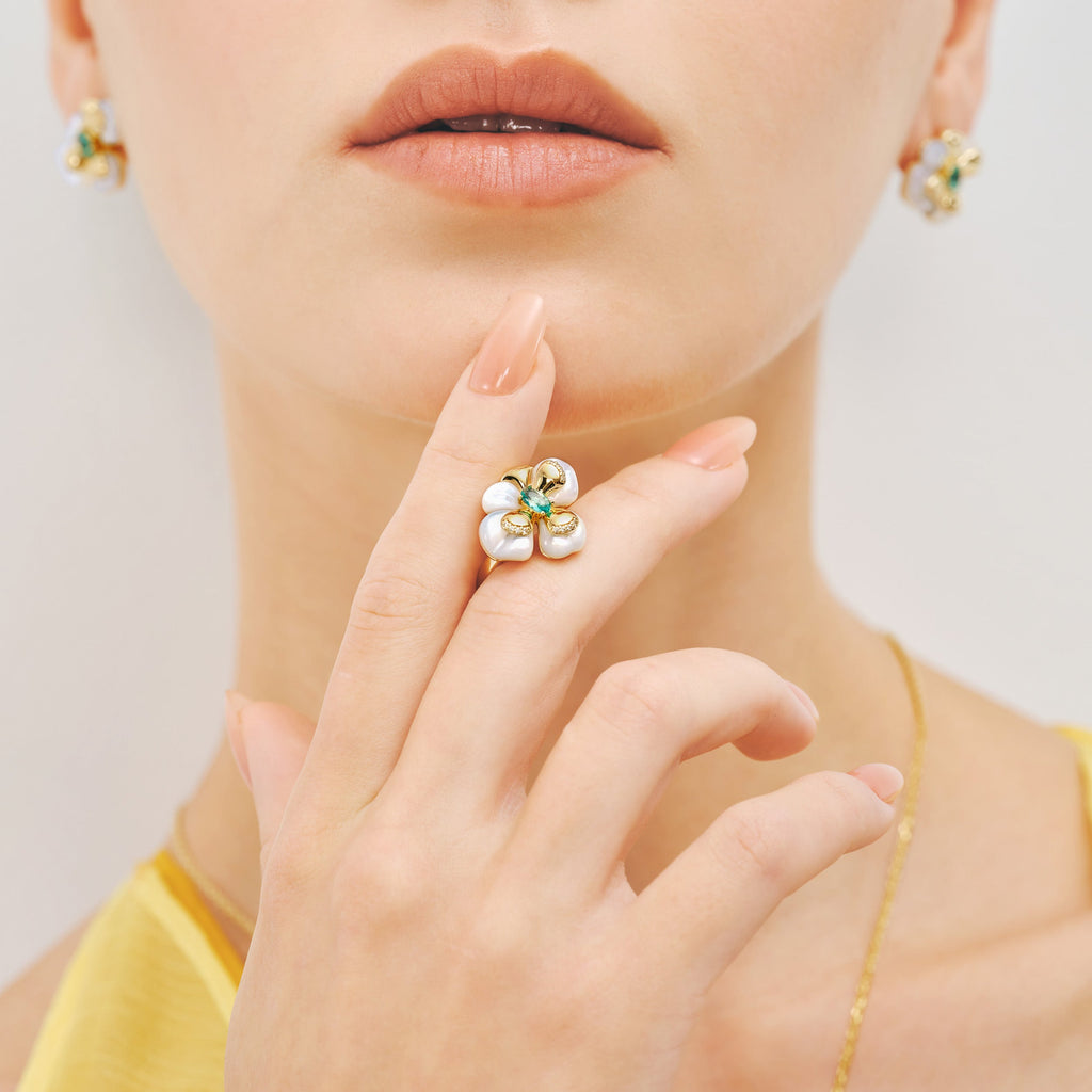 Chloris Pansy Ring