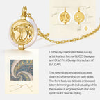 Stellar Zodiac Charm Mother of Pearl Necklace