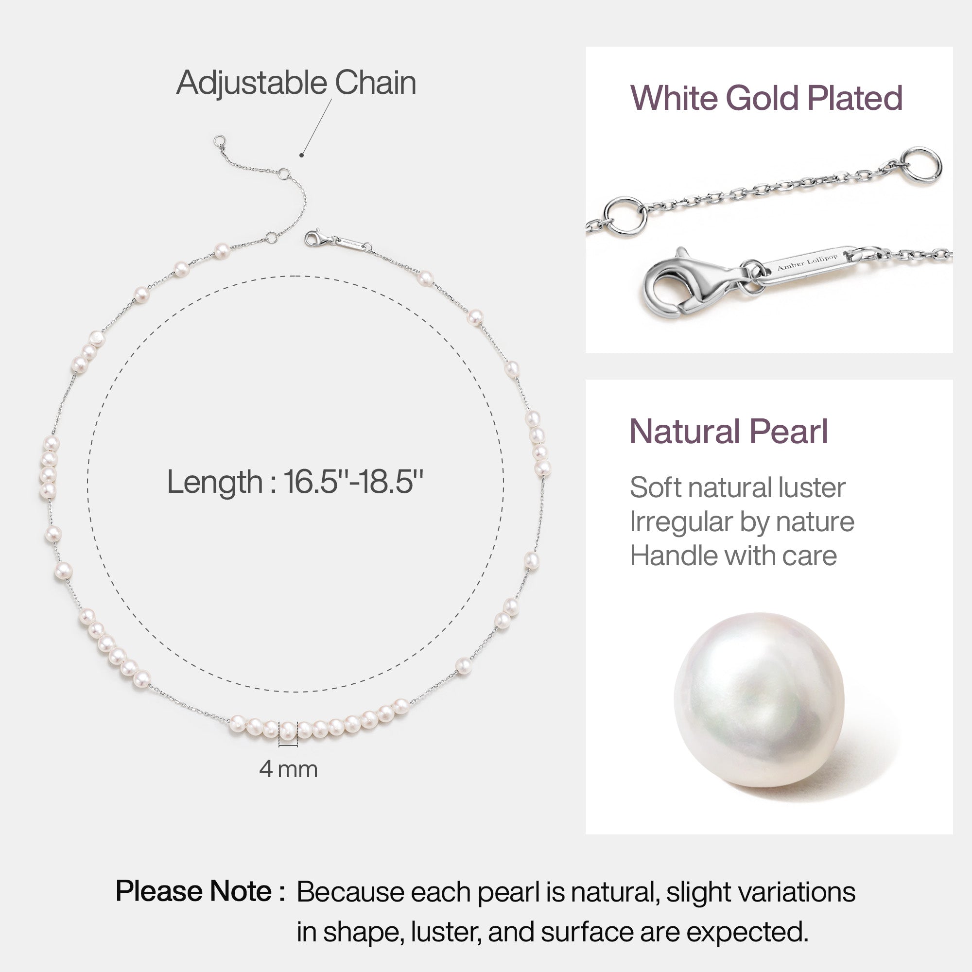 Moonlight Pearl Necklace