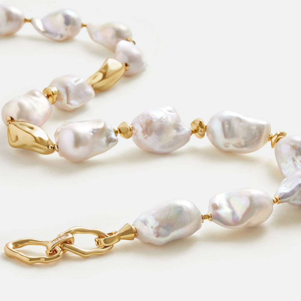 Sea Breeze Baroque Pearl Necklace