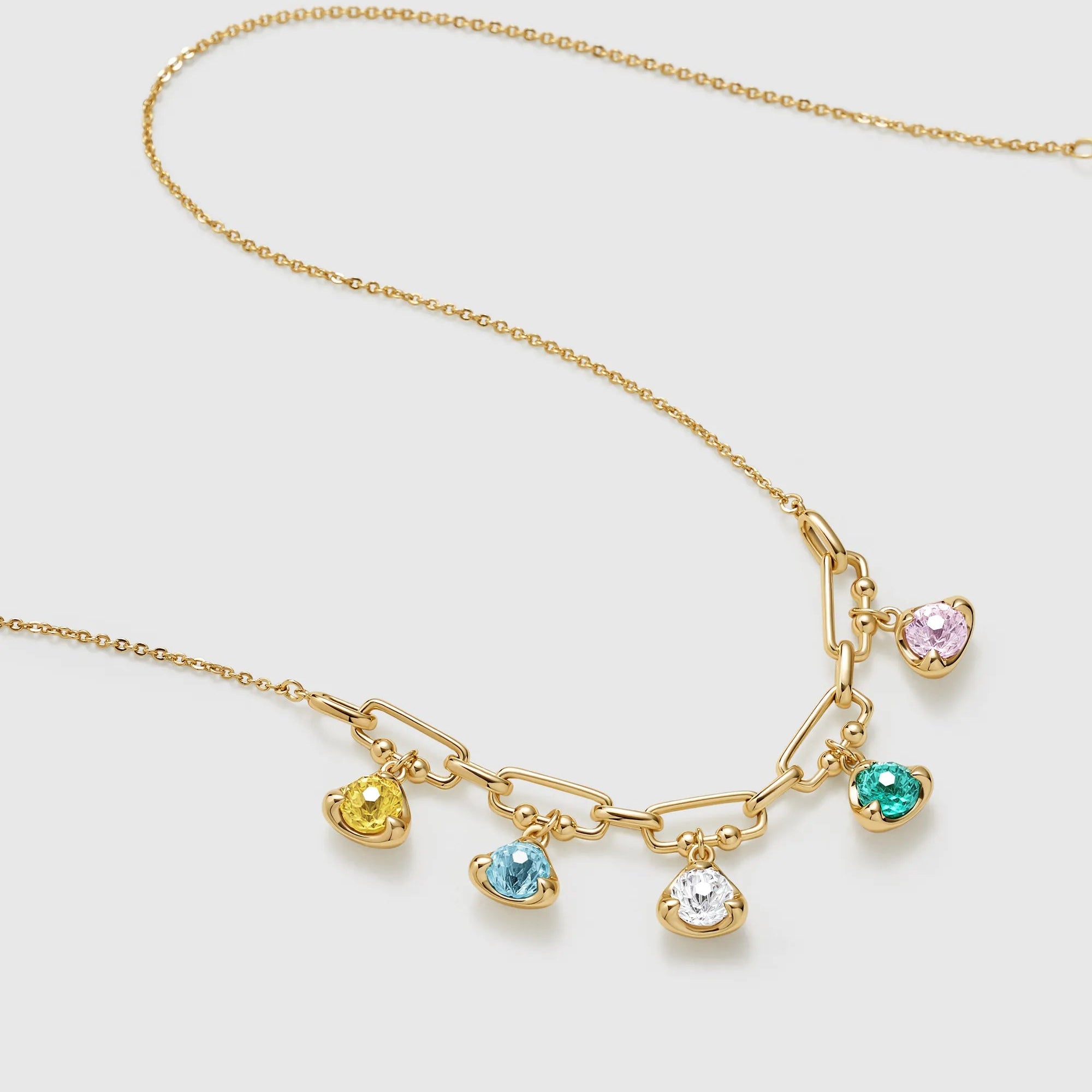 Drift Sand cz Stone Necklace