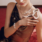 OT Chain Baroque Pearl Bracelet