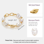 Sea Breeze Baroque Pearl Bracelet