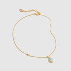 Raw Aquamarine Necklace