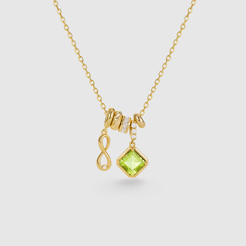 Birthstone Charm Necklace