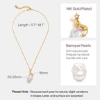 Cat Baroque Pearl Necklace