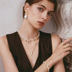Champagne Moment Baroque Pearl Earrings