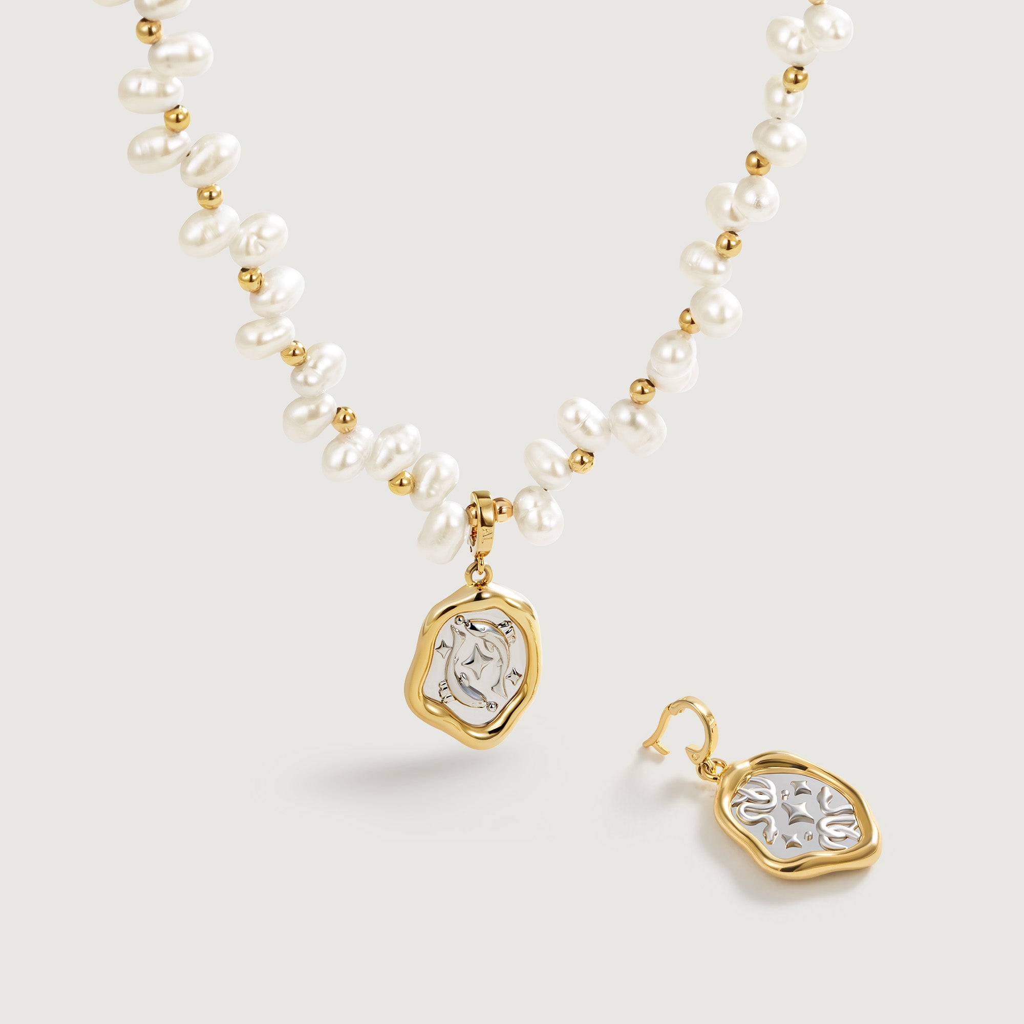 Zodiac Pearl Necklace