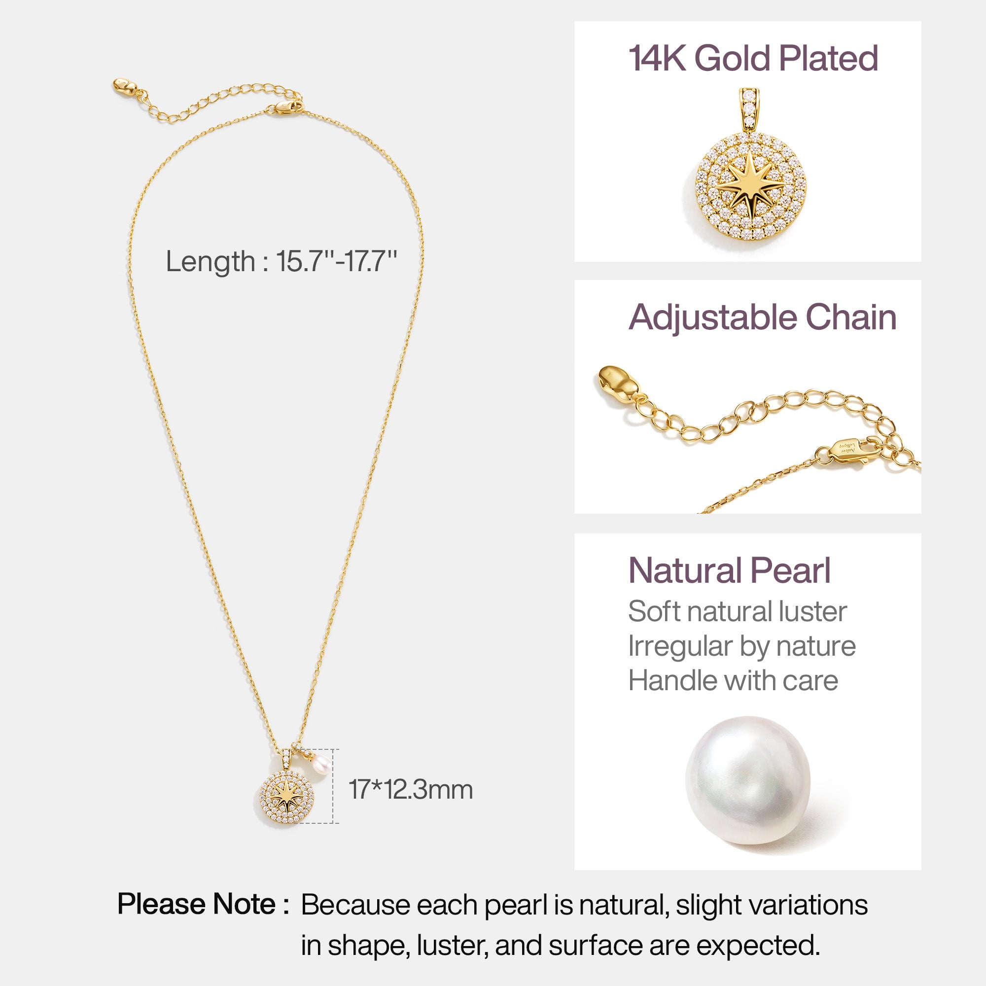 Celestial North Star Necklace