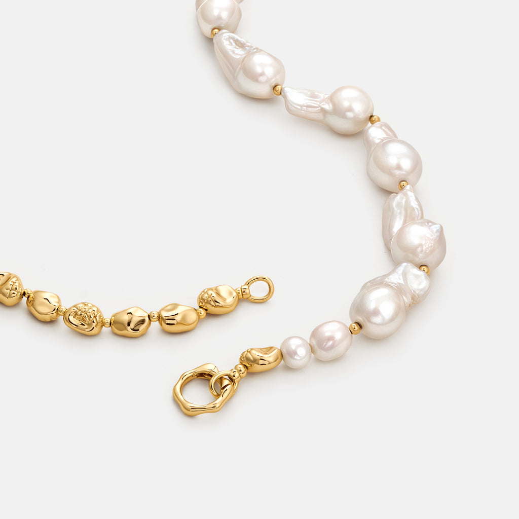 Aurora Baroque Pearl Necklace
