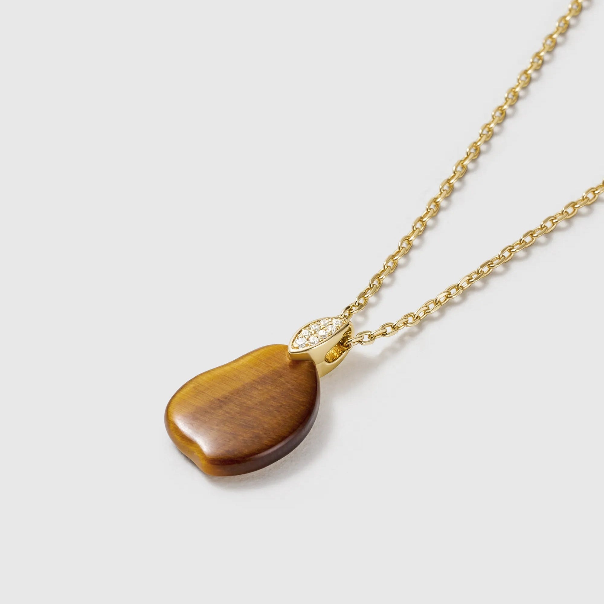 Oracle Tiger's Eye Pendant Necklace