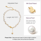 Lucky Heart Pearl Necklace
