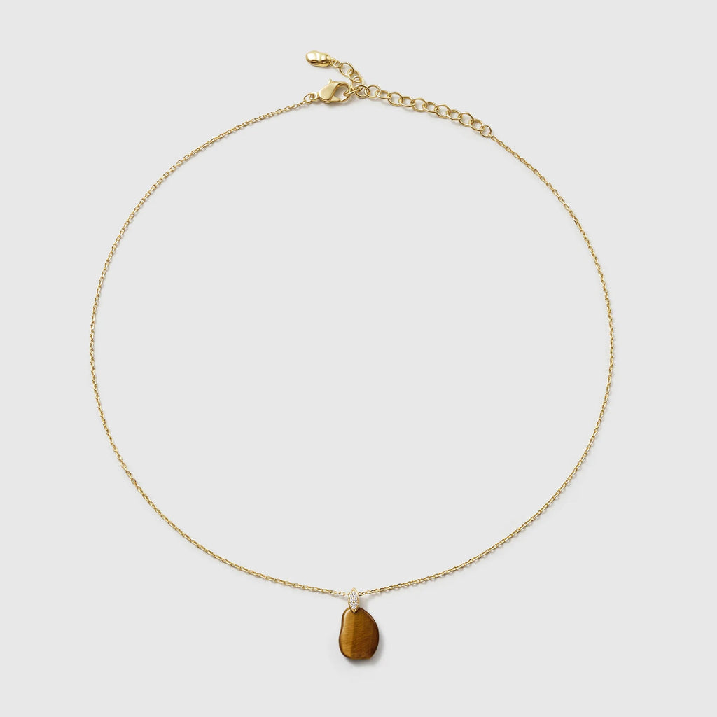 Oracle Tiger's Eye Pendant Necklace