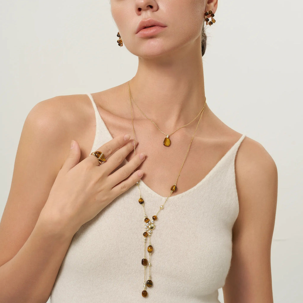 Oracle Tiger's Eye Long Necklace