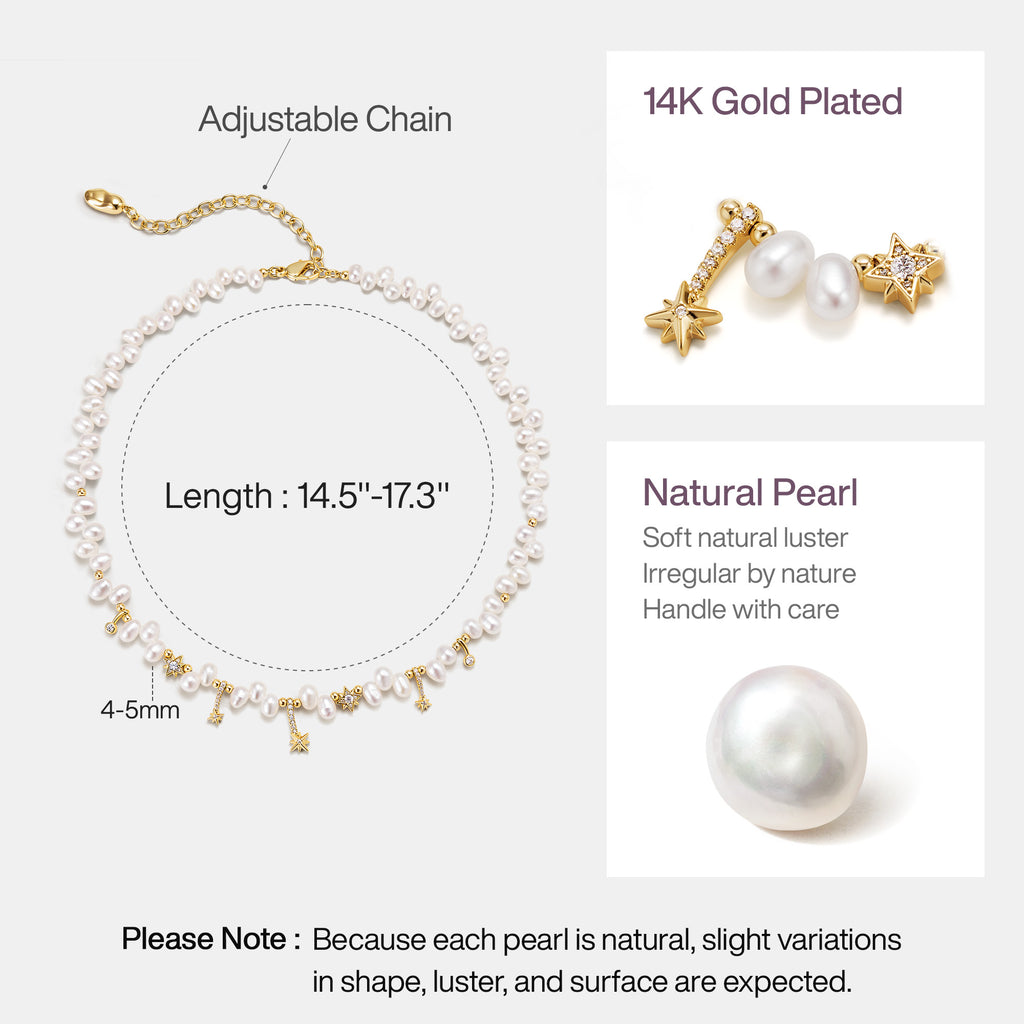 Polaris Pearl Necklace