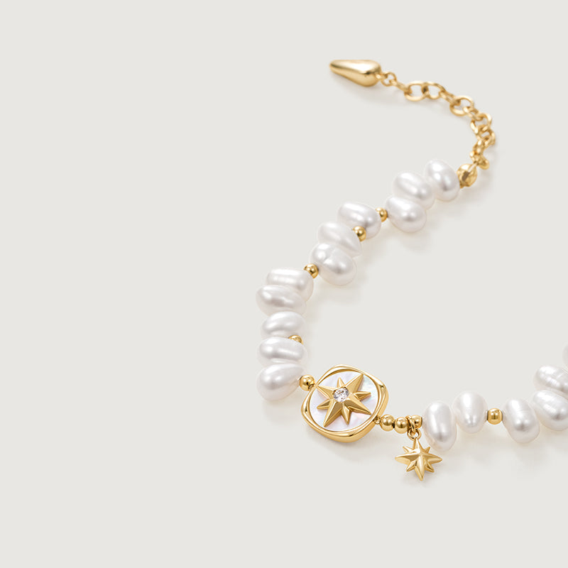 Radiant Star Pearl Bracelet