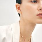 Pink Mother of Pearl Earrings