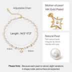 Radiant Star Pearl Necklace