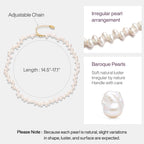 Irregular Choker Pearl Necklace