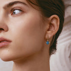 Blue Topaz Drop Earrings