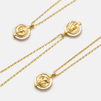 Stellar Zodiac Charm Mother of Pearl Necklace