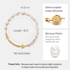 Aurora Baroque Pearl Necklace