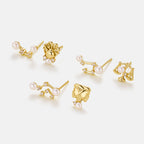 Stellar Zodiac Pearl Earrings