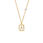 Be Myself Initial Necklace