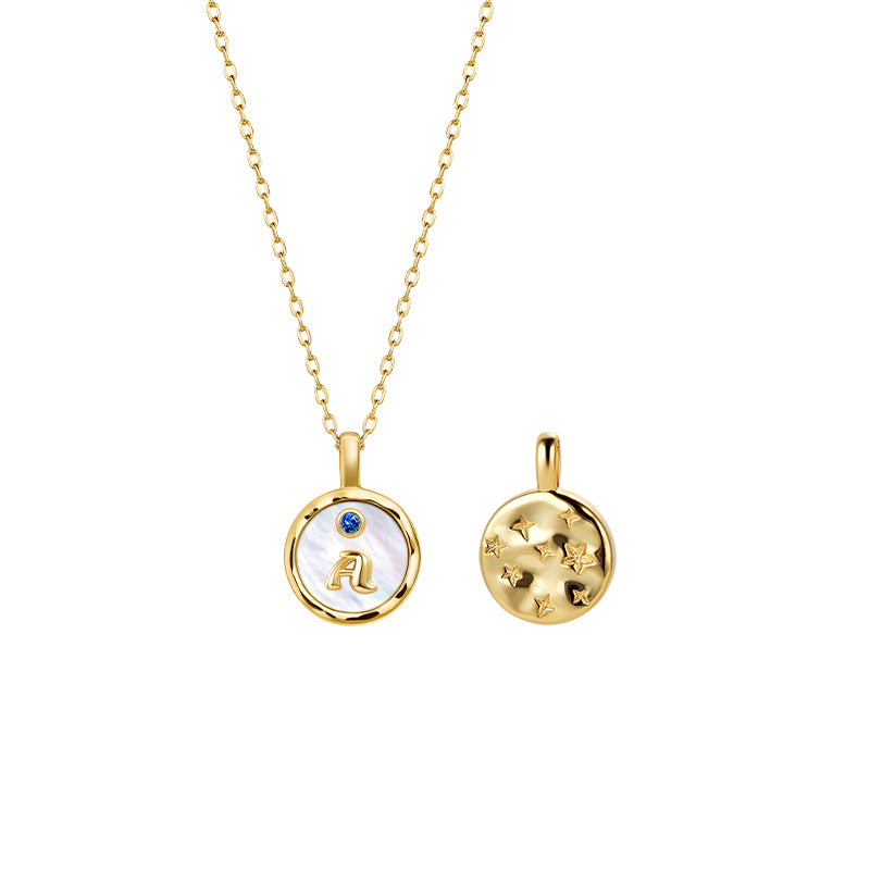 Signet Initial Necklace