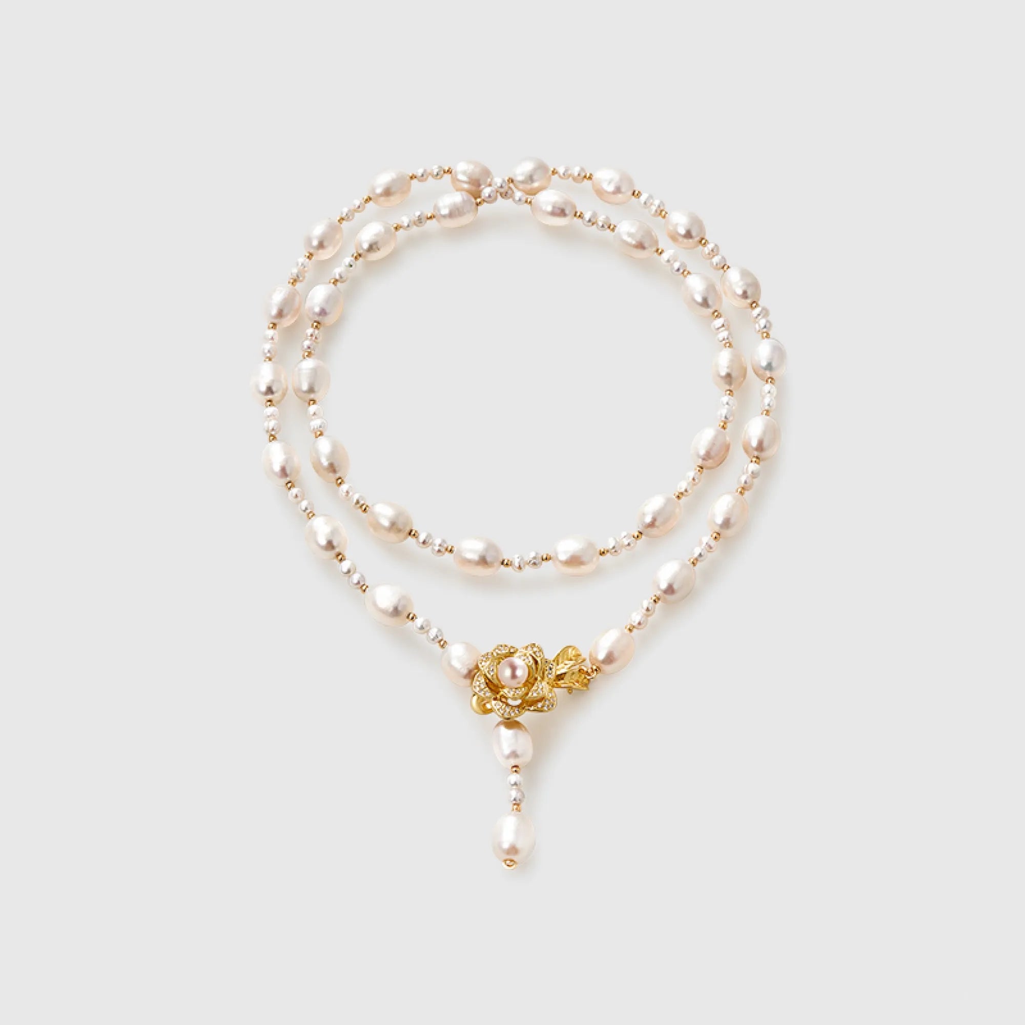 Adjustable Baroque Pearl Necklace