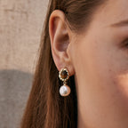 Tigerite Drop Earrings