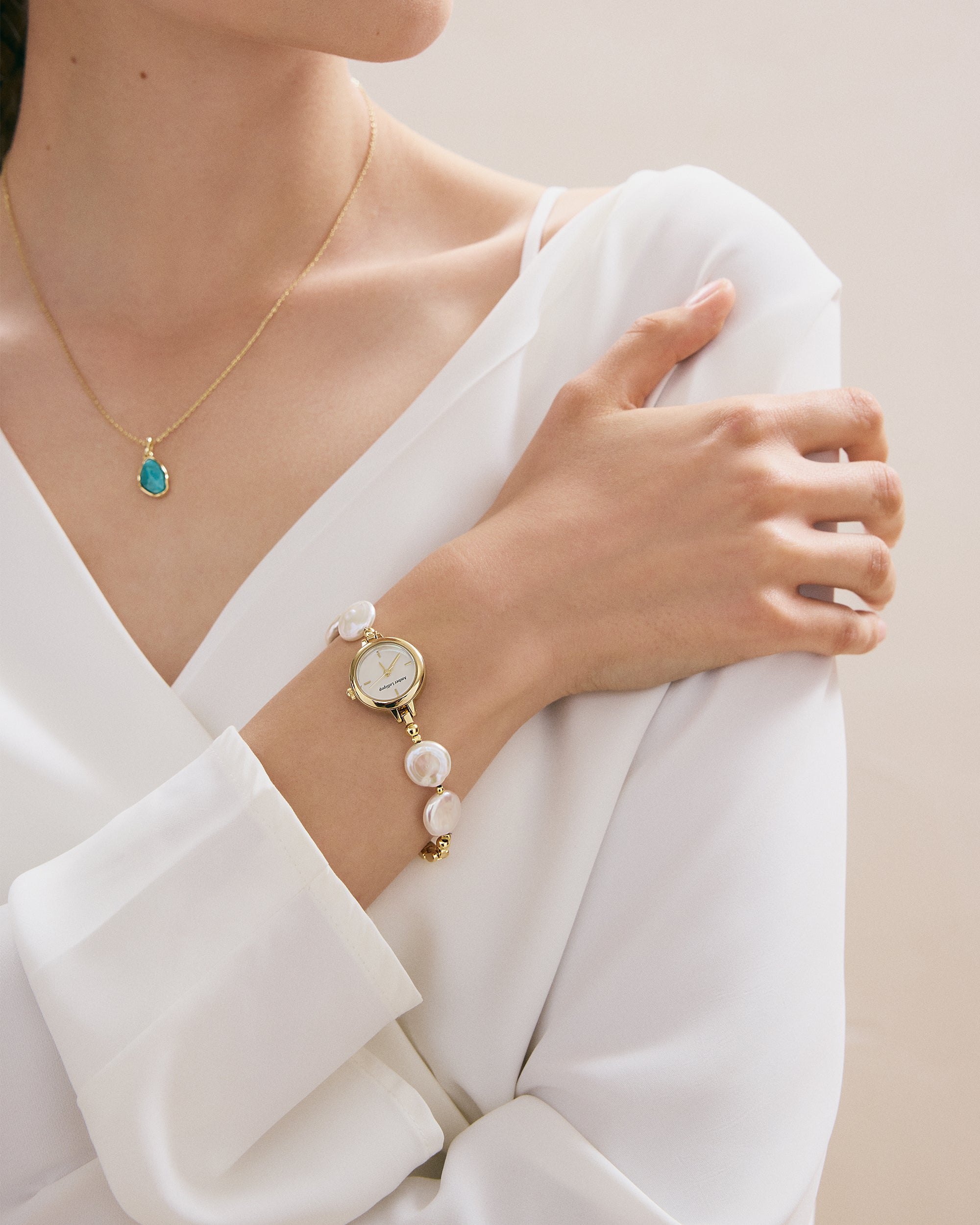 Golden Hour Blush Pearl Watch