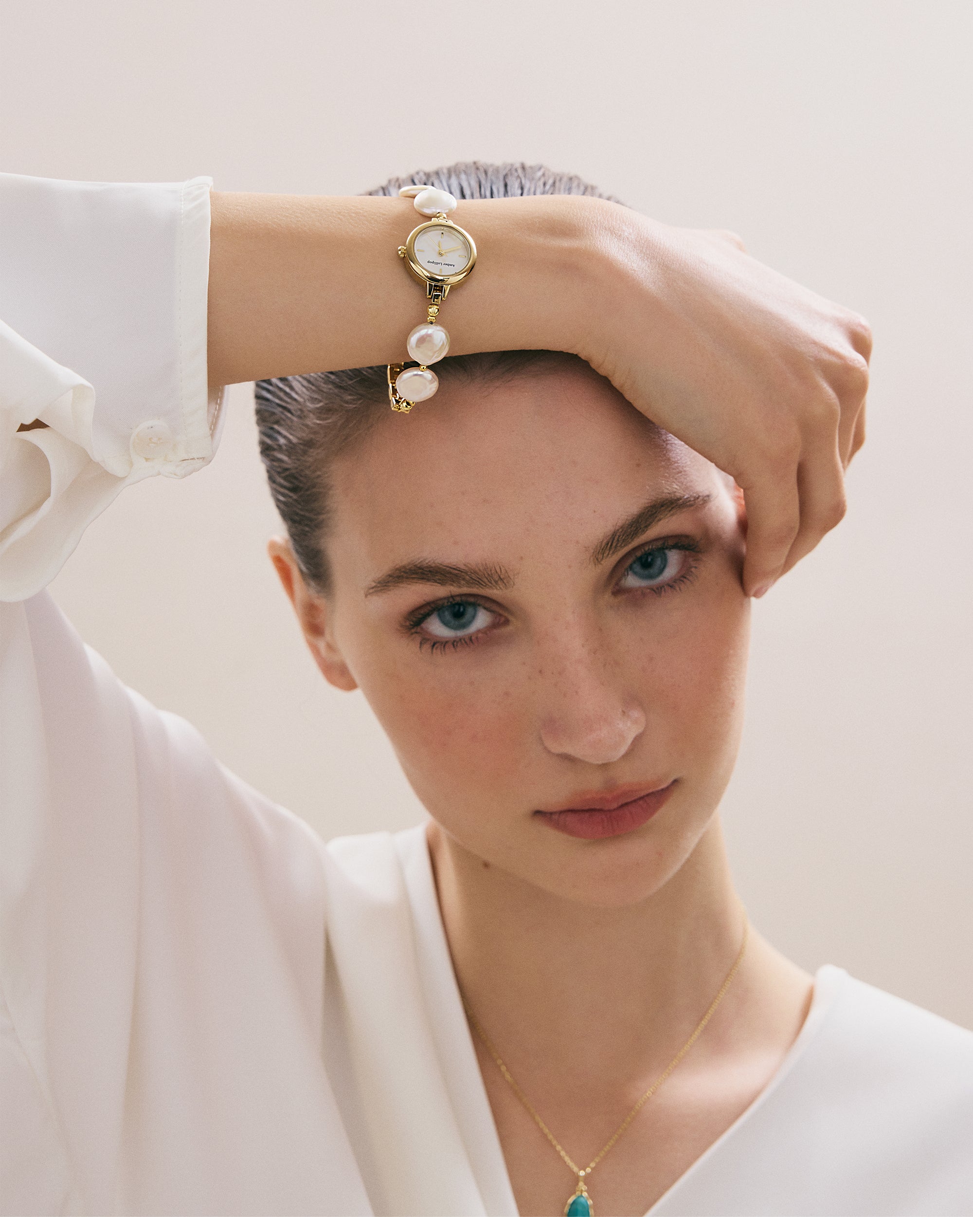 Golden Hour Blush Pearl Watch