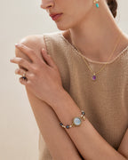 Golden Hour Blue Pearl Watch