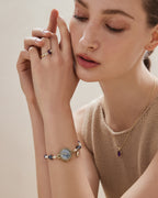 Golden Hour Blue Pearl Watch