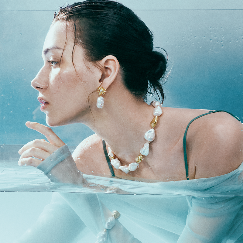 Sea Breeze Baroque Pearl Necklace