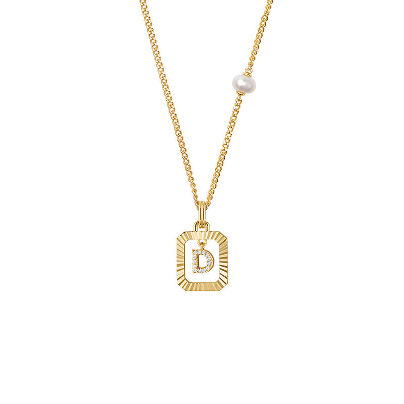 Be Myself Initial Necklace