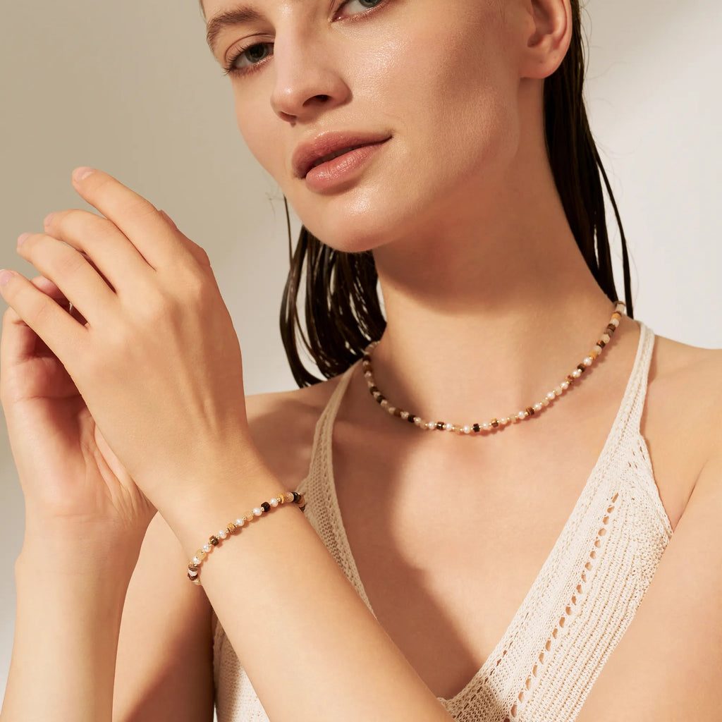 Tigerauge Perlenarmband