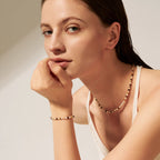 Tiger's Eye Beaded Pearl Bracelet