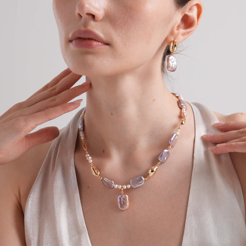 Sea Treasure Baroque Pearl Necklace