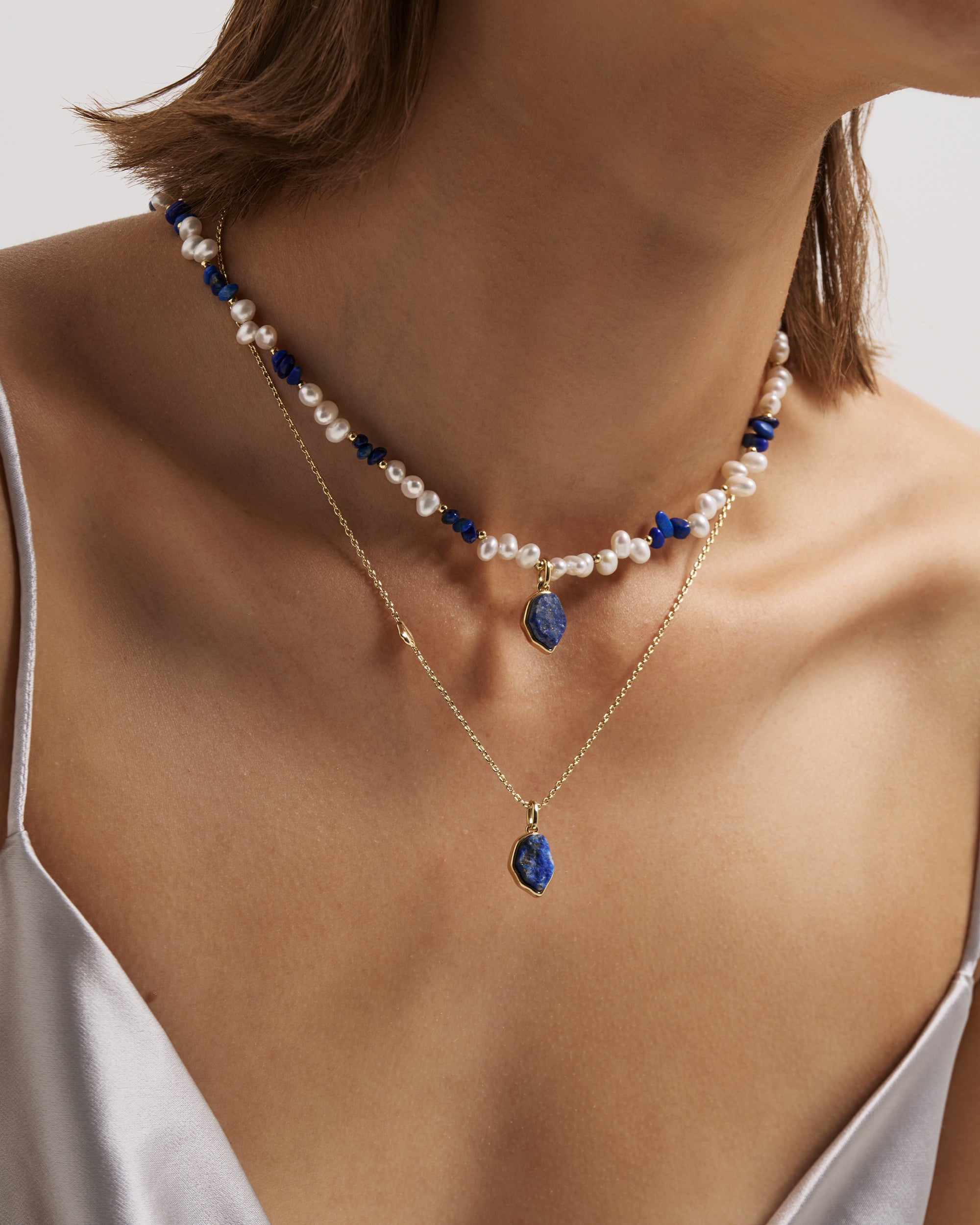 Raw Lapis Lazuli Necklace