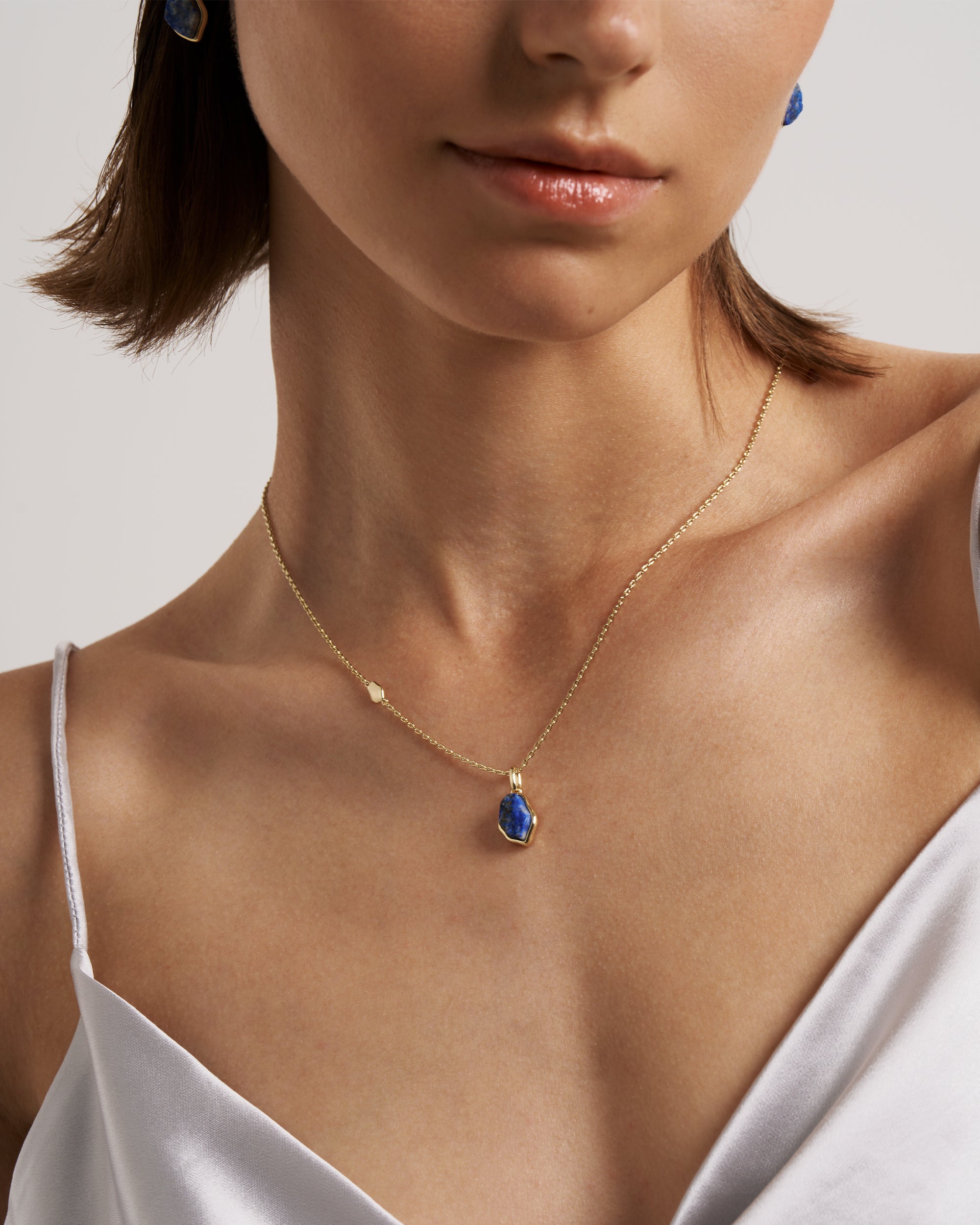 Raw Lapis Lazuli Necklace