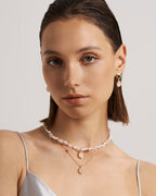 Raw Rose Quartz Necklace